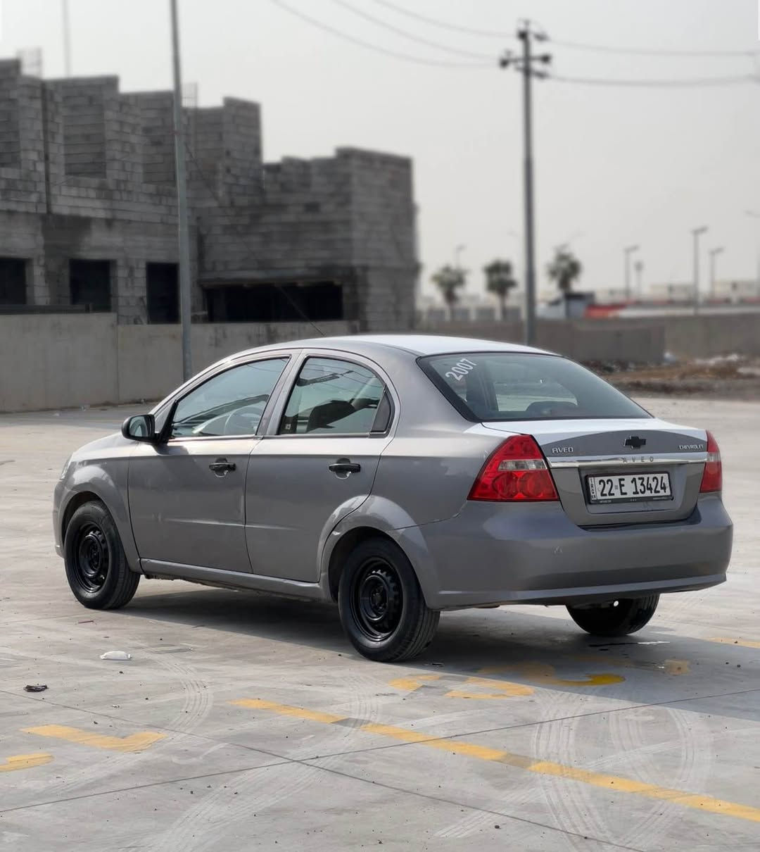 aveo 2007 
مەکینە گەورە گێڕ عادی تەبرید سادر گەرم بەشەرت
پشتو پێش کەپس لیدانی نیە دوو پارجەی بۆیاغە بەبێ ژۆری کالبونەوەی نیە رەقم نوێ هەزە نوی تەقەو رەقەی نیە جوار تایەی نوێ
فایبەر واتسئاپ(***********) سەعر ٥٦ مەجال أربيل, العراق
