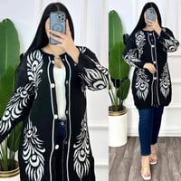 مانتو نسائي • صوف ناعم • فري سايز ٩٠كج