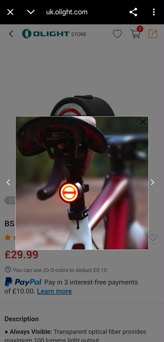 يا الله يا رزاق 👋
**🚴‍♂️✨ هلا بالشباب محبّين الدراجات! ✨🚴‍♀️ 
#متوووووفر 
#السعر 15 الف 
الماركة العملاقة OLIGHT 😍 العالمية 💚
100 لومن😘
مستخدم جدآ نظيف 🔥
اضائة عالية جدآ 😎
مودات متعددة 🔥🥶
شكل دائري مميز وعصري وحديث  🚲

.
.
.
متجر عبدالله المغامر يقدملكم افضل وأجود اغراض الدراجات الهوائية …🚲🚲🚲
✔️ شغل مرتب يخلي دراجتك فول وتخطف الأنظار 😎
✔️ أسعار مناسبة  لكل الميزانيات 👀
✔️ جودة أصلية وتحمّل عالي🚲
✔️ توصيل سريع لكل المحافظات 🚚💨
✔️ خدمة دعم بأي لحظة 💬✨
لا تضيع الوقت… جهز دراجتك وخلي طلعاتك أحلى ويا متجر عبدالله المغامر! 😍🚴✨
للأستفسار على الخاص او مراسلة الصفحة على الواتس آب 📞 📞


**إذا كنت صاحب هذا الإعلان وتريد حذفه لأي سبب، رجاءا أرسل رسالة إلى الدعم الفني**