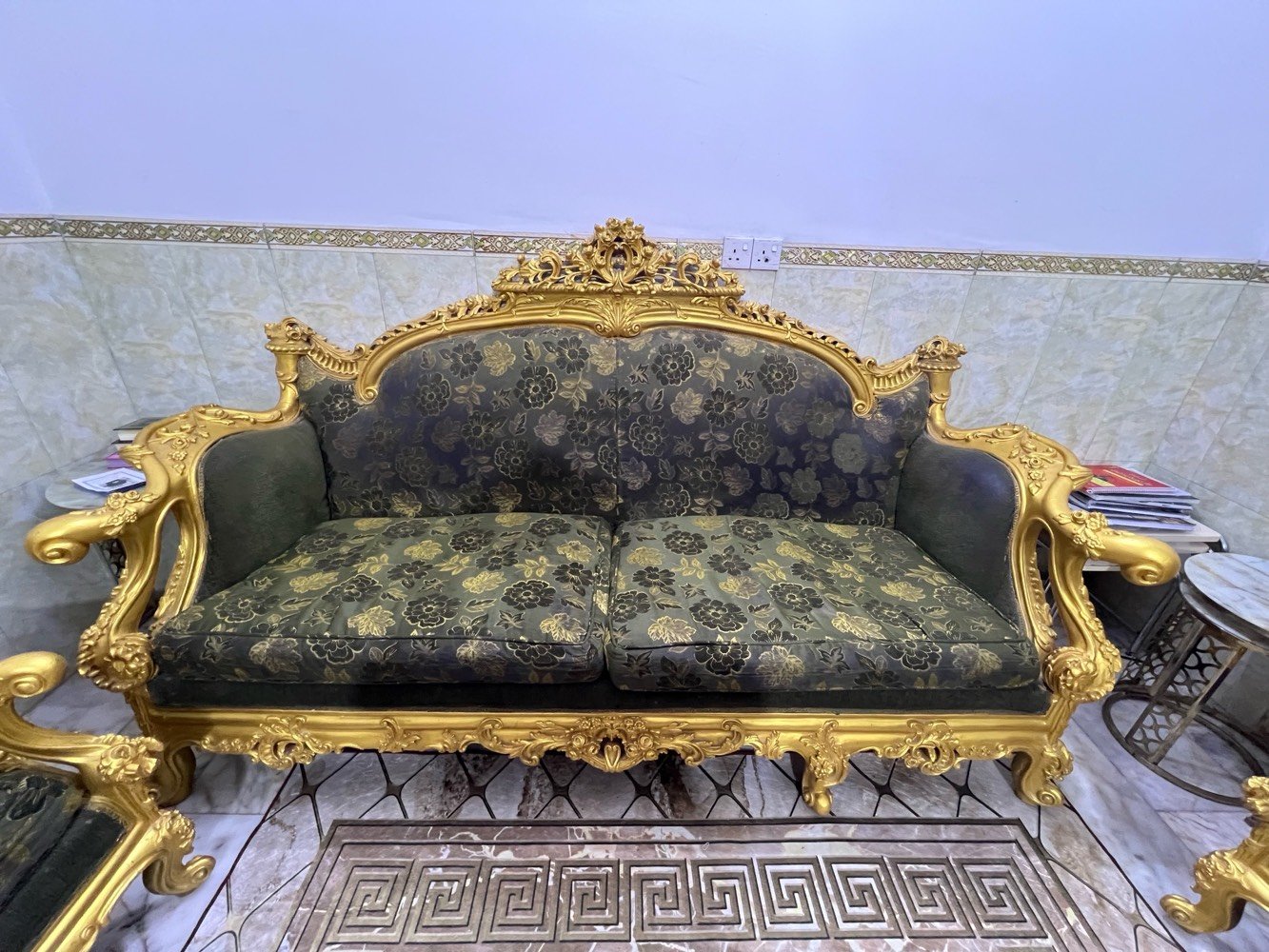 تخم مصري ملكي دمياطي وزن ثقيل 8 مقاعد +طبله مرمر