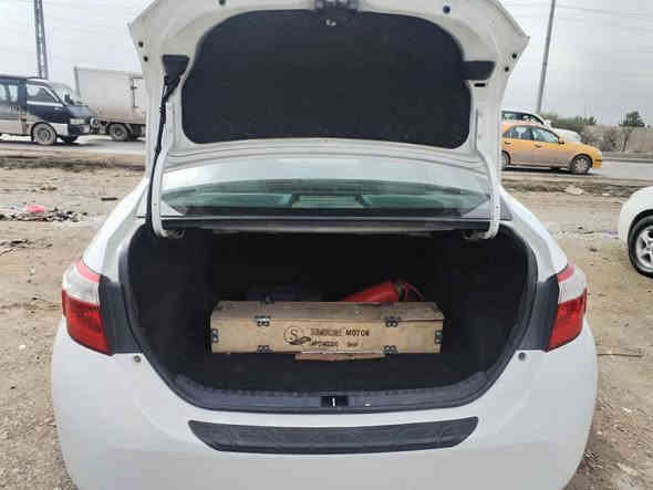 سلام عليكم كورلا 2016
3 قطع صبغ بدون دواخل ⭕
ولباقي مكفول ⭕
مواصفات ⭕ 
1/ كشنات جلد 
2/شفتات بلستيرن 
3/شاشه وكامره خلفيه 
4/شاشت اعطال 
5/مري طوي وشاير بلمري 
6/منضومت حريق 
7/لايت عدسه زنون 
تخم تاير جديد سياره كامله ع اخر حبايه 
تحويل مباشر 
سعر سياره 135 وبيه مجال 
رقم / ***********/ غير متواجد ع نت
