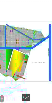 للبيع قطعة ارض الصابيات الوزراء الاولى بال٥٠٠ مساحة ٢٥٠ بصف الركن مؤشر...