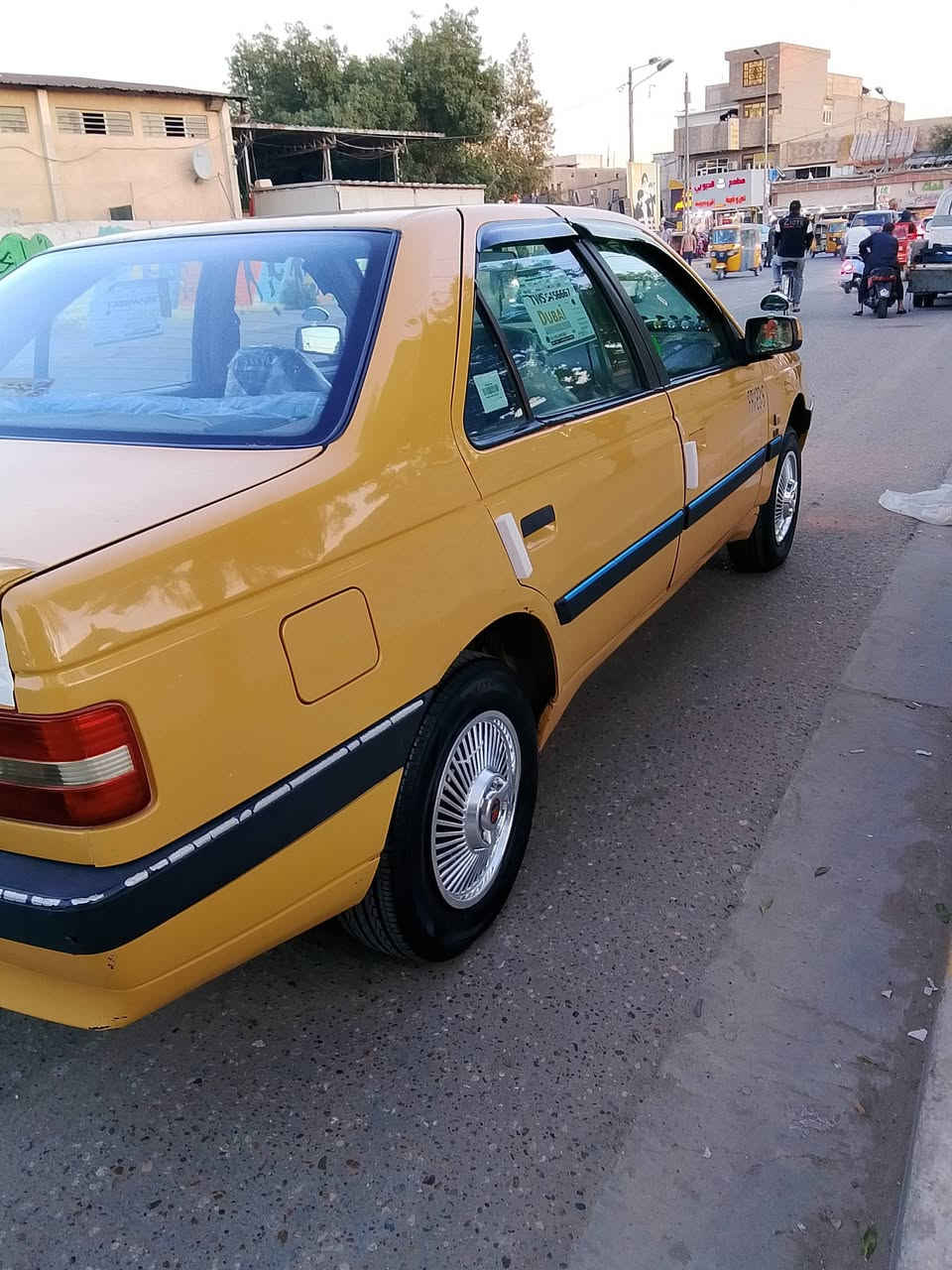 بيجو لميس موديل 15كيرمحرك بي خيط بخار كلللش قليل دوشمة جديدة تخم تاير جديد مصفرة هية وغرامات هزة جديدة بسمنة تحويل ثاني يوم رقم جديد ترايك وين ميعجبك سعر 33 مكان بغداد حرية ***********
