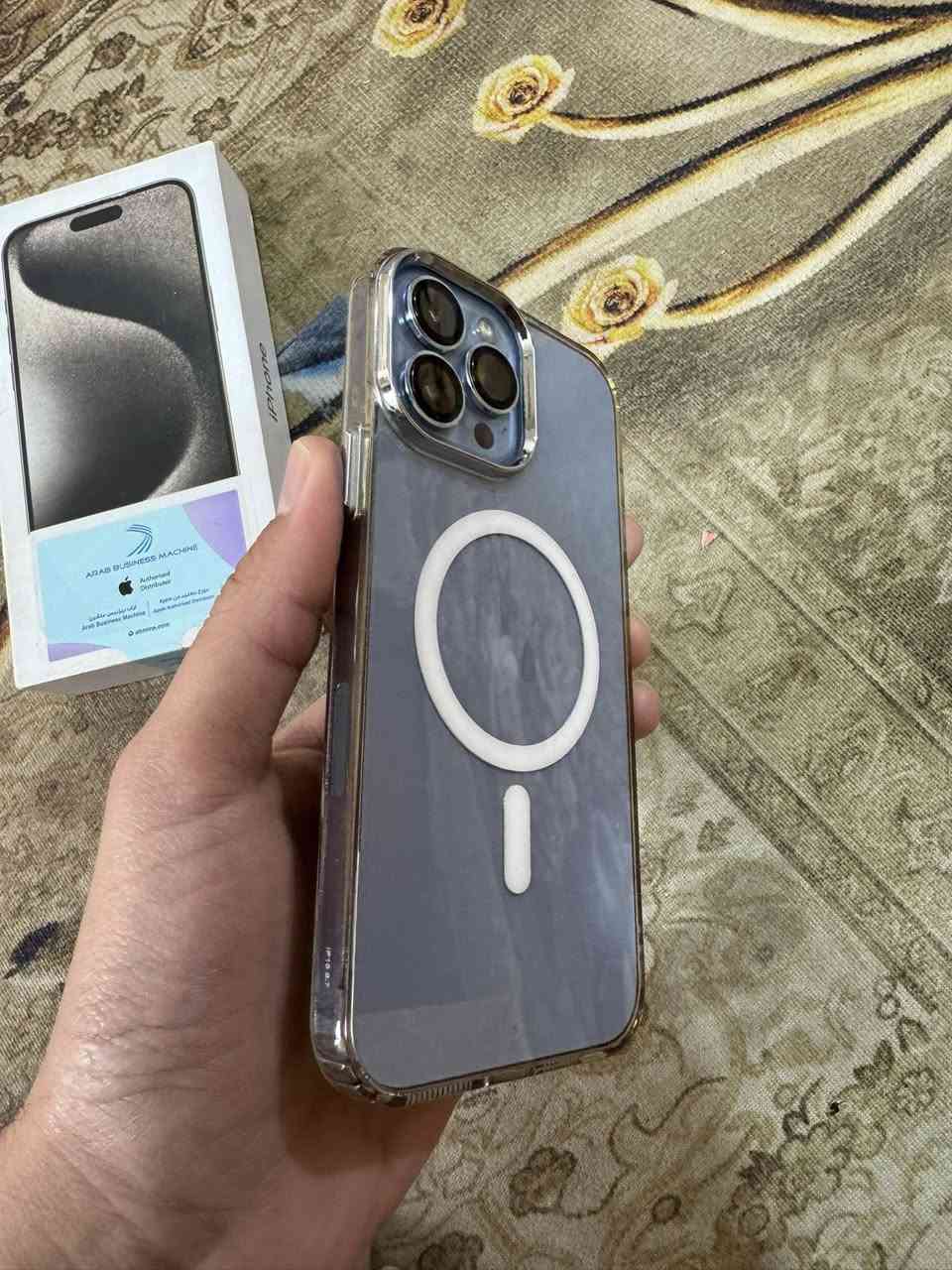 آيفون 13pro max أمريكي
ذاكرة 256
بطارية81الاصليه لامعلايه ولاملعوب بيها
وتر بروف جهاز نضيف ومكفول 
السعر 725وبيه مجال بسيط 
***********
