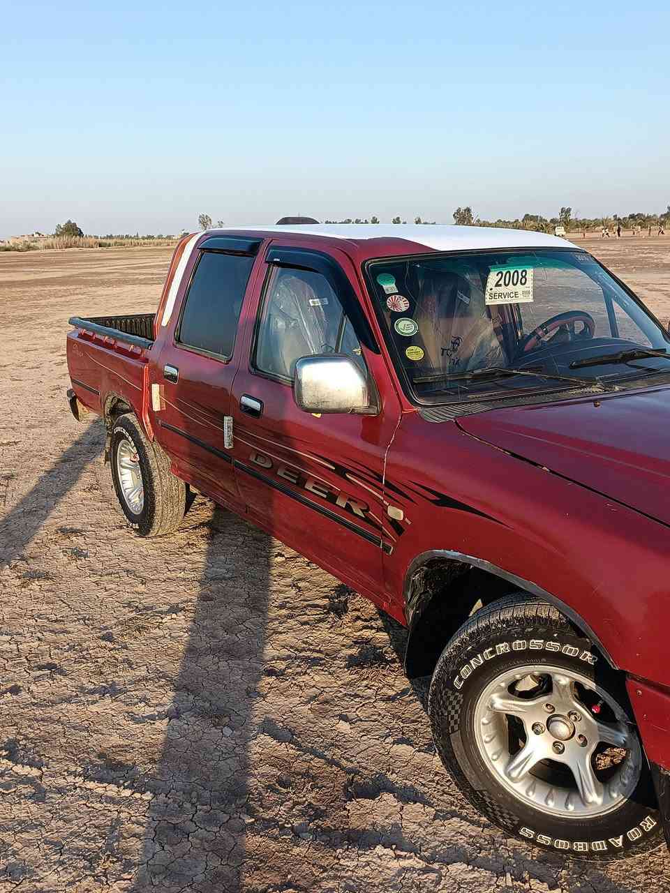 السلام عليكم بيكم دير موديل 2007 رقم بغداد نكليزي سنويه لل 30 شرط لتحويل مصفره غرامات تخم تاير كابريتر جديده نكره سلف السعر (36) وبيها مجال للشراي *********** رمش واني ادك عليك
