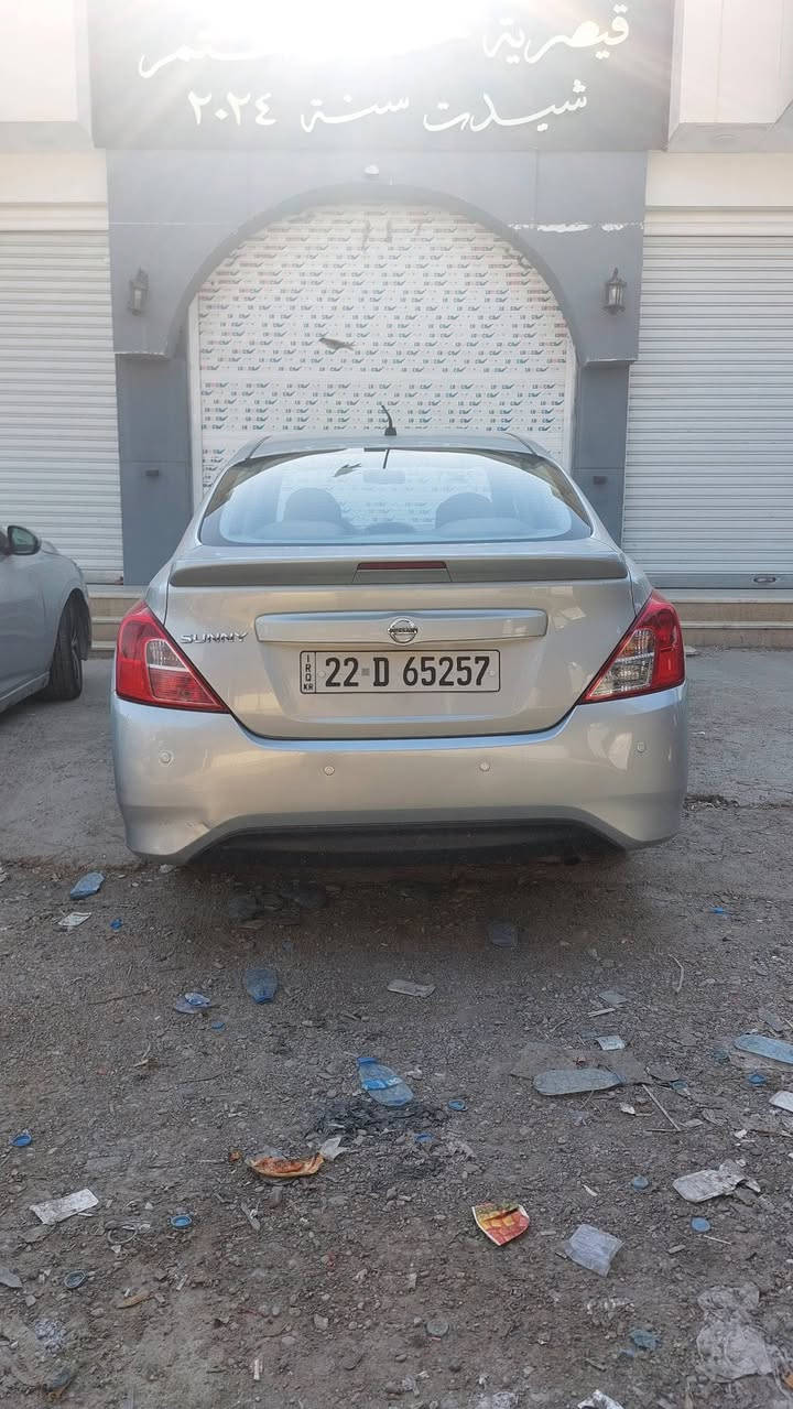 نيسان صني هندي بليتة زركة موديل 2️⃣0️⃣2️⃣0️⃣  يدا نيكل حساس خلفي سباريدر خلفي بلاد رقم اربيل السيارة  رقم دوليه سنويه و هزاه الحد 3️⃣0️⃣على وضع شركه اسبير مانزل تبريد صني معرف ❄️ مكفولة من الصبغ و ظربه فقط بي رصعه  اطراف سيار ناعب مايبين فقط بل فحص السيارة كاملة وجاهزة من كلشي مابيها نقص برغي رقم جديد دولي و سنويه جديد بي كوبون بانزين ماشي 1️⃣0️⃣0️⃣ الف  قابل الزياده رقم موبايل***********
