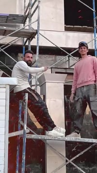 تم تصميم وتنفيذ هذا العمل في العاصمه بغداد بالمرمر الليمرا  السوبر بنظ...