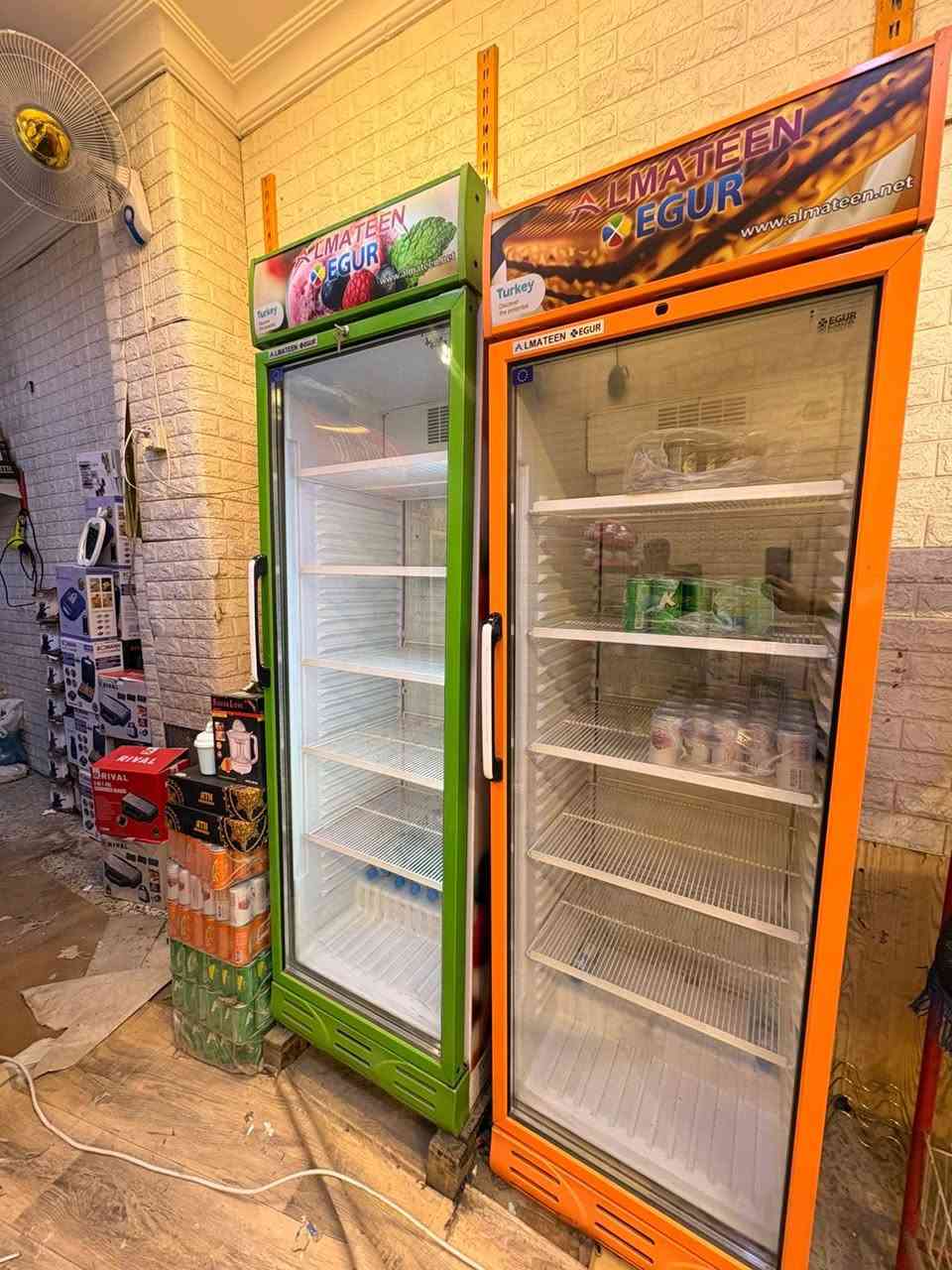 سلام عليكم 
للبيع
٤ برادات  
٢ مجمدات
١ مجمدة ناقصه غاز فقط
رفوف + سفينه
للاستفسار الاتصال على
***********
