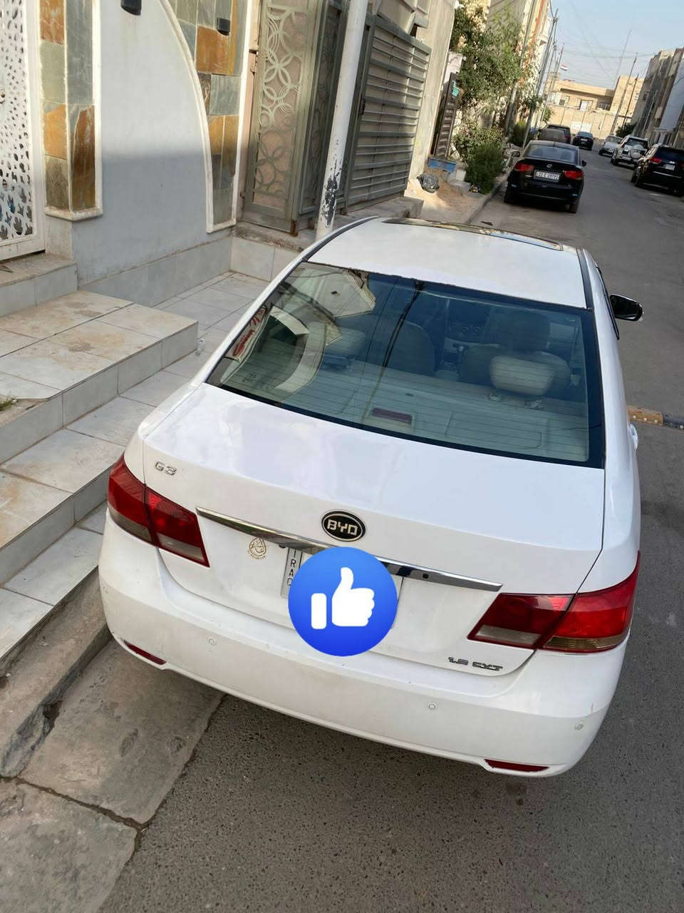 السلام عليكم للبيع بي واي دي رقم بغداد   2016 سيارة جديده مابيه اي نقص كير مكينه تخم تاير جديد مكينه ١٨٠٠ كير أوتو داخل نظيف جداً كشنات جلد بلاد تحكم ستيرن فتحه كهرباء داخل نظيف جداً اشاير بلمري رسائل ترحيب سياره بلاديه مكان السياره بغداد السعر 53 وبيه مجال بسيط تحويل ثاني يوم 

للاستفسار ***********
