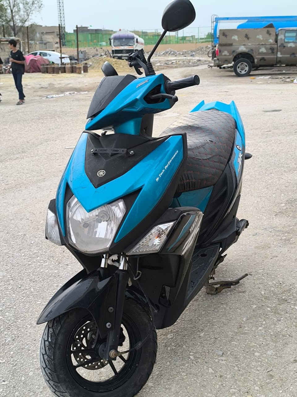 سلام عليكم  .  
ZR موديل 2019
مكاتبة فقط
فيروزي 
دراجة نظيفة وحلوة (مكينة بلادية) 
السعر  800  وبيها مجال شي بسيط
استفسار اكثر ع رقم 
***********
