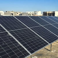 منظومة شمسية • بطارية 15KWH • ألواح 615W لونجي