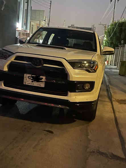 تويوتا فور رنر لمتد ٢٠٢٢
ابيض صدفي لؤلؤي

 ٧ راكب 
المواصفات :
—————-
تشغيل عن بعد
فتحة سقف
نظام التعليق ( X-REAS ) الرياضي المحسن
نظام التحكم النشط في الجر ( A - TRAC )
دبلات هايدروليك ( اللون الأحمر ) 
مصدر طاقة منزلي ١٢٠ فولت
حجم الإطار 20
٨ سماعات JBL 
محرك ٤٠٠٠ cc 
٦ سلندر
حساسات امامي خلفي
رادر امامي جانبي 
٥ كاميرات محيطية
تبريد مناخي منفصل 
كشنات تدفئة تبريد 
وضعيات مقعد سائق 
كشنات كهرباء
كشنات جلد 
كار بلي 
اندرويد اوتو
تحديد مسار
مانع انزلاق
مانع تصادم
مداخل يو اس بي امامي خلفي
تحكمات مري جانبية
مراية سايق اوتو
٥ جامات اوتو 
سبير ويل كب

رقم بغداد بأسمي ( تحويل ثاني يوم )
ماشية ٥٠ الف
حادث موجود وياا الصور
تخم تاير جديد 
باتري جديد 
مكاني بغداد المنصور

☑️ 
✅ السعر ( 335) ورقة وبيها مجال حك الجية

للاستفسار اكثر يرجى التواصل عبر واتس أب أو الاتصال ***********
