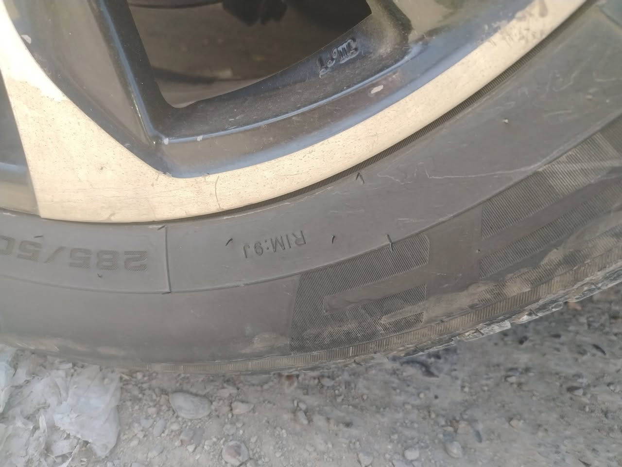 تخم تاير صيني نظافه ٧٠ ٪ حجمه ٢٨٥ ٥٠ ٢٠ مكاني اعظميه ***********
