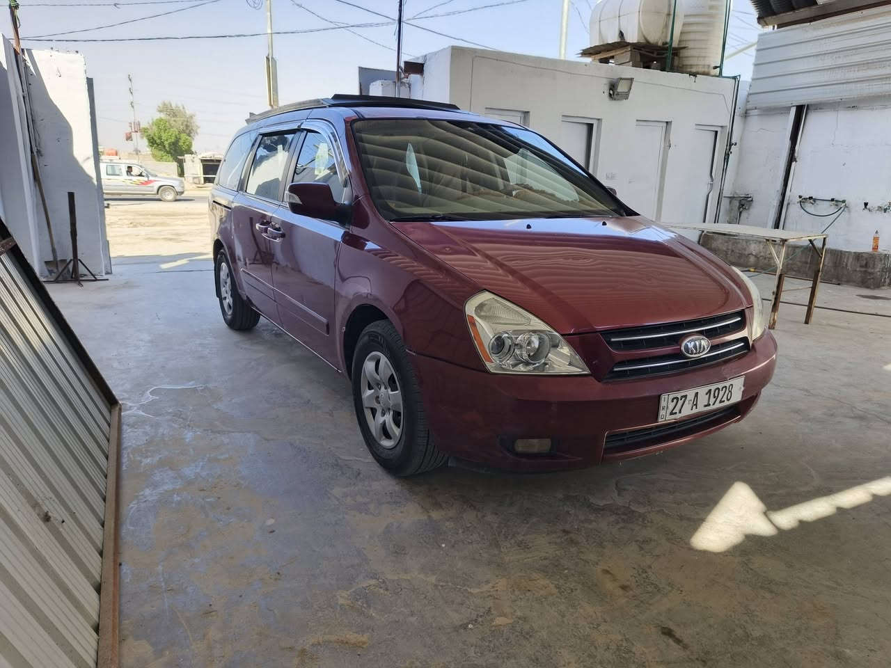 بيع مستعجل كيا سيدونا ٢٠٠٨بسمي *********** صبغ حزام الجماليه مكانها الديوانية قضاء الحمزه الشرقي حادثها الداير الخلفي جاهزه من كلشي شراي يتصل سعر ١١٠
