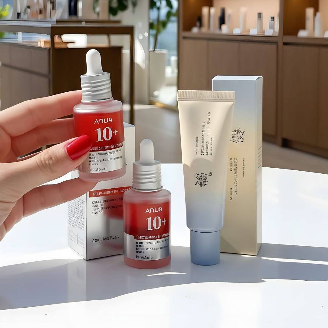 #عرص لمعالجة التصبغات والأثار من جوسون 🇰🇷✨

❤️سيروم Anua Niacinamide 10% + TXA 4%يستهدف البقع الداكنة والتصبغات وندبات ما بعد حب الشباب. يعمل على توحيد لون البشرة وتفتيحها. يساعد على ترطيب البشرة وتقوية حاجزها الطبيعي. يتحكم في إفراز الدهون ويقلل من حجم المسام.

🩵واقي الشمس Beauty of Joseon Relief Sun Rice + B5
يوفر حماية عالية من أشعة الشمس بعامل حماية SPF 50+ و PA++++.
يحتوي على مستخلص الأرز وفيتامين B5 (البانثينول) الذي يساعد على ترطيب وتهدئة البشرة.

سعر العرض ١٨ الف


**إذا كنت صاحب هذا الإعلان وتريد حذفه لأي سبب، رجاءا أرسل رسالة إلى الدعم الفني**