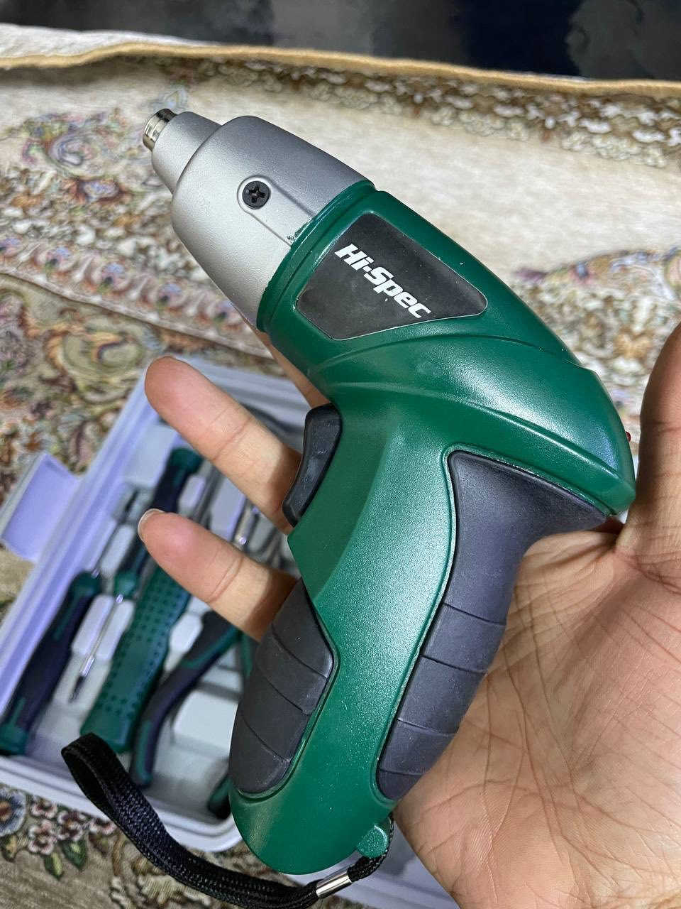 شلونكم شباب
عده كامله دريل شحن فتح و شد جديد شغال و باقي العده واضحه بالصور 

خلي سعر و اخذها او راسلني و تدلل الحجز على الخاص 

توصيل موجود


**إذا كنت صاحب هذا الإعلان وتريد حذفه لأي سبب، رجاءا أرسل رسالة إلى الدعم الفني**