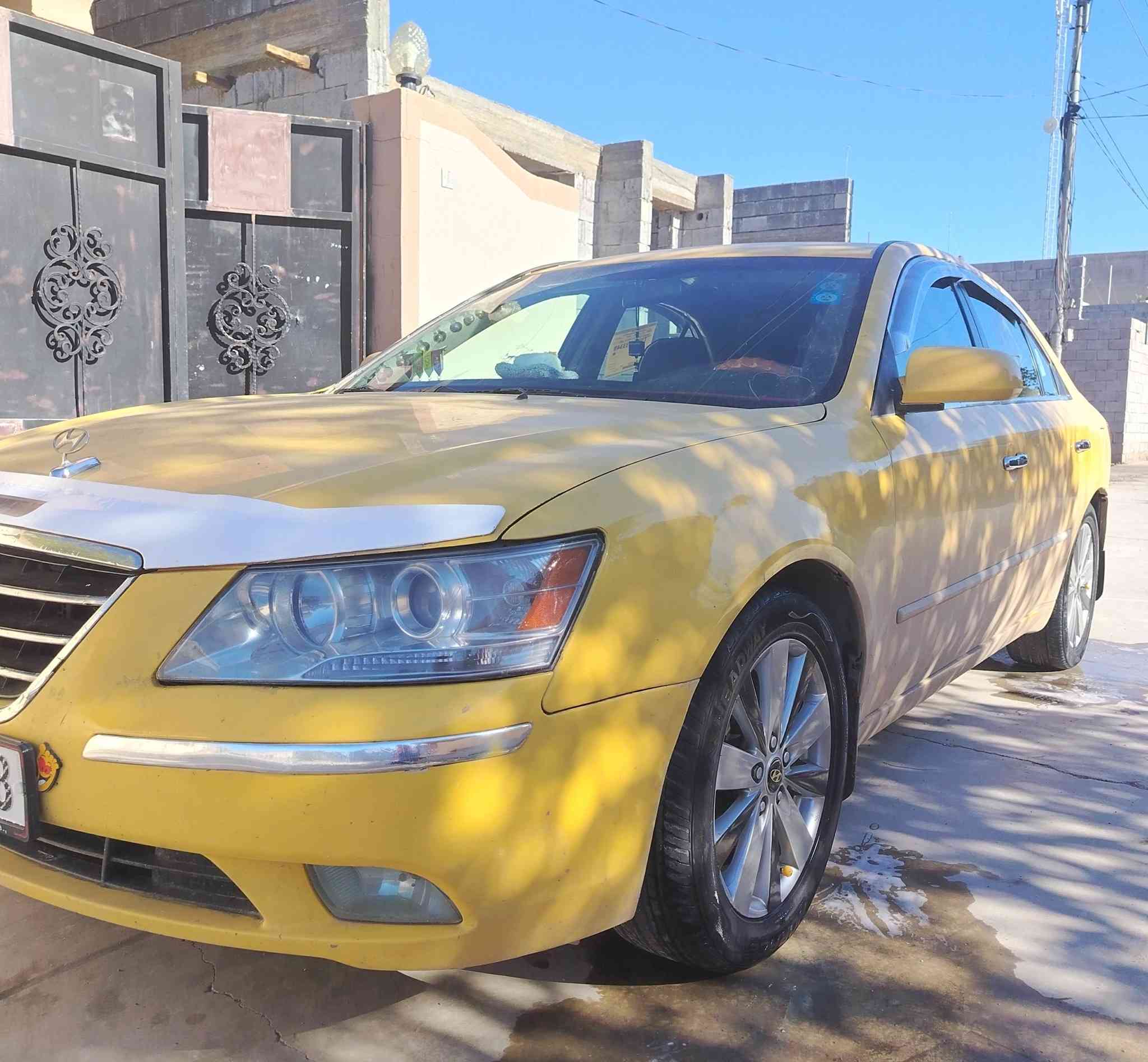 سوناتا ٢٠٠٩ رقم جديد دولي سنويه ٢٠٢٨ مصفره هيئة وغرامات شرط التحويل محرك ٢٤٠٠ گير عادي تبريد ثلج كهربائيات دوشمه سياره جاهزه مكانها خانقين السعر ٩٣ وبي مجال قليل للأستفسار على الرقم ***********
