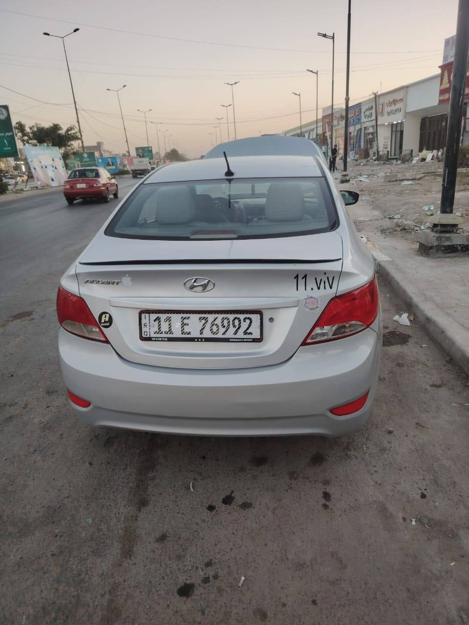 هيونداي اكسنت وارد امريكي كلين صبغ دعاميات سنه الصنع 2016. على مواصفات بالاكسنت السياره جاهزه من كلشي السعر 105ورقه وبيها مجال ***********
