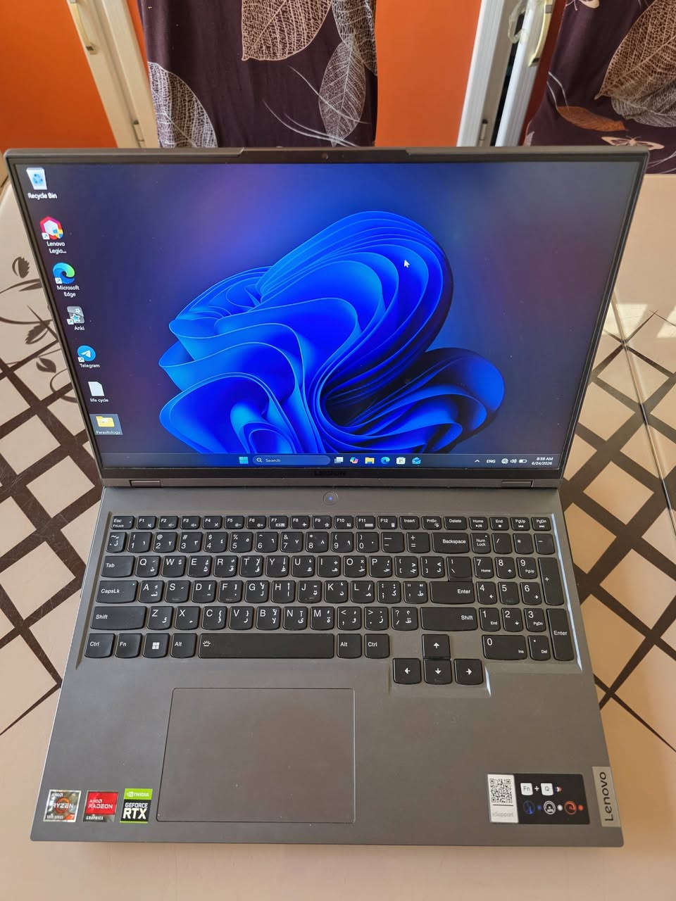 للبيع Lenovo Legion 5 Pro
معالج ثمان انوية: R7 5800h
كرت شاشة: RTX 3070 8GB 140 watt
رامات: 32gb
تخزين: 3TB M.2
شاشة:16انش 2.5k 165hz
مع كامل ملحقاته (الكارتونه والشاحنة 300 watt)

ويا يجيك 
كيبورد ميكانيكي من fantech
ماوس من fantech
سماعة العاب احترافية hyperX cloud alpha S
ستاند المنيوم من wiwu 

سيت اب كامل مكمل كله شركات. شكل والعب 

السعر 1475 دينار كلش زين السعر لان 32 رامات و3 تيرا تخزين
موجود خاص وعلى تليجرام @skuura


**إذا كنت صاحب هذا الإعلان وتريد حذفه لأي سبب، رجاءا أرسل رسالة إلى الدعم الفني**
