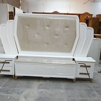 غرفه نوم شغل عراقي تكمه لوجه نديف ١٤ملم داخل صاج ٤ملم دنكه زان سعر ملي...