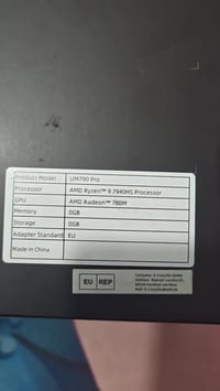 MINISFORUM UM790 • رايزن 9 7940HS • ٣٢ جيجا DDR5