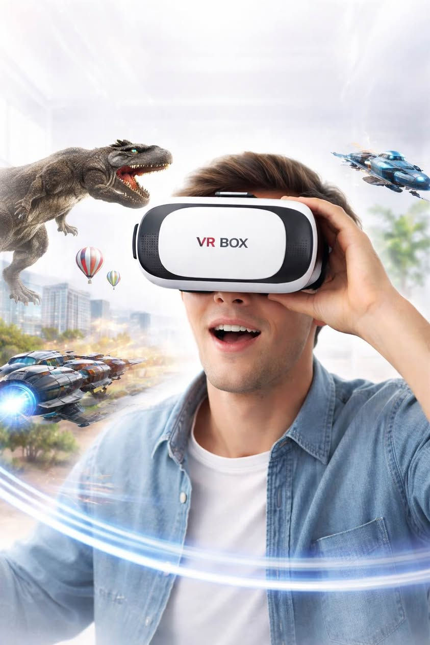 نظارة الواقع الافتراضي VR BOX للهواتف الذكية

• استمتع بمشاهدة محتوى الواقع الافتراضي 3D من هاتفك بطريقة ممتعة وعملية

• تدعم تشغيل تطبيقات وأفلام VR عبر الهاتف الذكي

• إمكانية تعديل مسافة العدسات (Eye-distance adjustment)

• إمكانية تعديل بؤرة النظر (Pupil adjustment)

• مزودة بفتحة جانبية لتوصيل السماعات أو كابل USB

• تحتوي على قاعدة تثبيت للهاتف داخل النظارة

• تصميم قابل للتثبيت على الرأس مع أحزمة مرنة للاستخدام المريح

• اسم المنتج: VR BOX
• النوع: Virtual Reality Glasses
• الاستخدام: مشاهدة محتوى VR و 3D عبر الهاتف
• يدعم: تطبيقات VR
• التحكم: تعديل العدسات والمسافة البؤرية
• التوصيل: منفذ جانبي للسماعات أو USB البصرة, العراق


**إذا كنت صاحب هذا الإعلان وتريد حذفه لأي سبب، رجاءا أرسل رسالة إلى الدعم الفني**