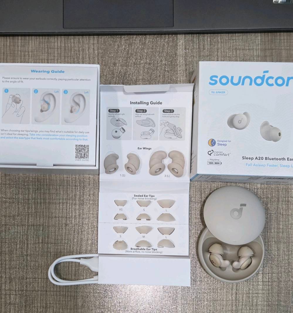 anker soundcore sleep a20 
سماعه انكر الغنيه عن التعريف 
السعر ٤٠ الف  
مخصصه للنوم، اخت الجديده نظافه فول