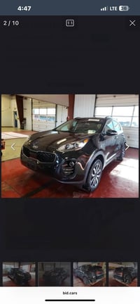 سبورتج  أمريكي  فول  ماشيه 51 الف ميل حادث بصوره 07703712693