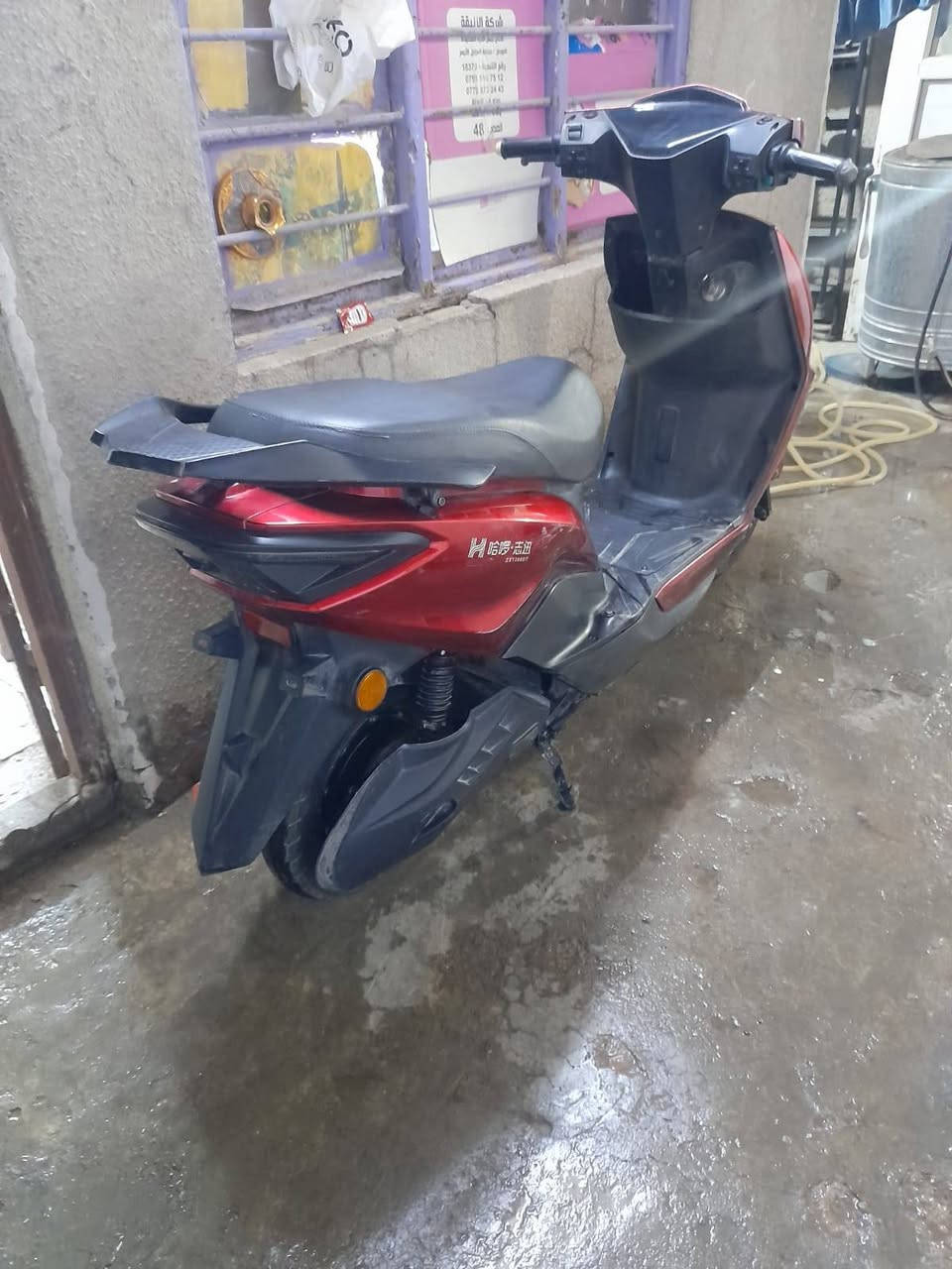 السلام عليكم دراجه سكنس شحن للبيع مكاني بغداد البلديات الملف 1500‪ W حقيقي 5 بطاريات مسطرة
3 نمر سرعه 60 حقيقي بل شحنه الوحده 40 كيلو حقيقي الدراجه نظيفه ومابيه اي نقص السعر 500‪
وبي مجال للطيبين الرقم  ***********‪ 
للتواصل واتساب فقط
