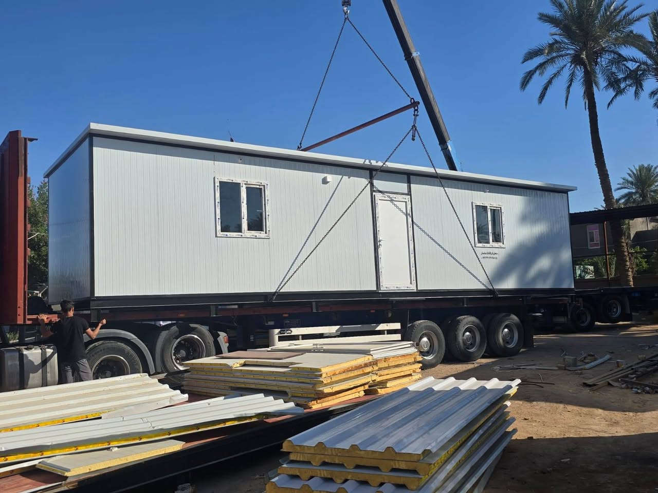 🏠معمل ماستر لصناعة الكرفانات والدور الجاهزه((🔥يوجد مانع حريق ومقاوم حريق💯))يوجد جميع القياسات درجه اولى وحسب الطلب شرط (استلام مهندس) وتجهيز جميع جميع الواقع ويوجد توصيل لجميع المحافظات 🚚🚚 وبأسعار مناسبه الموقع ((🛑 بابل طريق حلة ديوانية منطقة المعيميرة 🛑 )) للاستفسار
*********** 📞📞☎️☎️
***********
