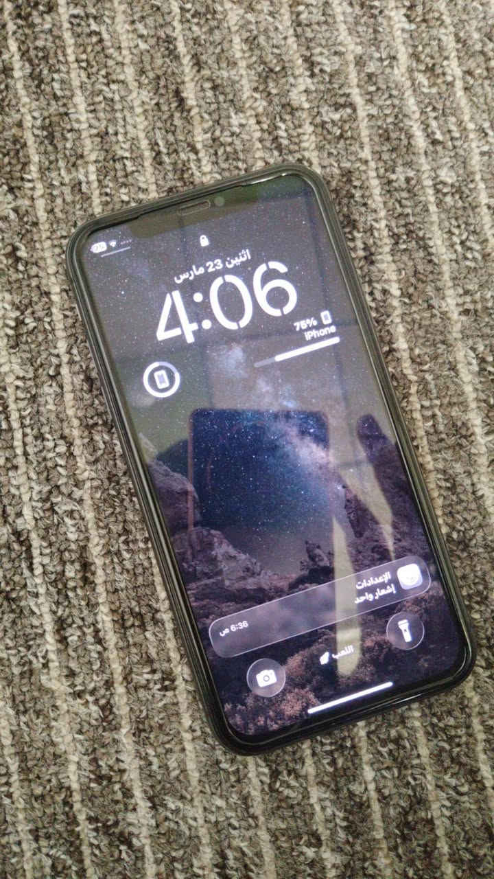 IPhone 11
ذاكرة : 64
القطع المبدلة : الشاشة + البطارية..
والموبايل نظيف ومكفول
السعر 150 الف دينار عراقي وبي مجاال للمعتمد 
وشاحن كامل + كفرات هدية...

سماعات ايفون الاصلية وياها الكارتونة
توصالات اصلية شحن وسماعة هذني ب 20 الف

التوصيل : لا يتوفر
المكان : دهوك

للتواصل : ***********
