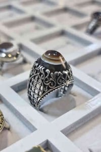 جزع يماني • فضة 925 • ضمان مدى الحياة