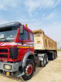 راس تريله موديل 90 مكينه 35 كير 180 مجموعه جي اف عربانه علم 2007 كفاله...