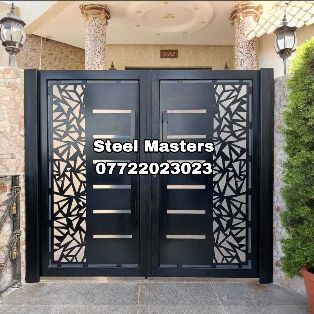 🛑نقدا & بالتقسيط 
ورشة Steel Masters  لأعمال الحدادة 

تنفيذ وتوريد باب حوش مودرن CNC قص ليزر بنقشة هندسية رستايل فخم وراقي  

✅️ شغل حديد قوي مع قص ليزر بدقة عالية
✅️ دهان بودر حرارى مقاوم للصدأ والتقشير 
✅️ تصميم جانبي هندسي يعطي فخامة + خصوصية 
✅️ شرائح خطوط ديكورية تعطي شكل عصري ومميز 
✅️ مفصلات وقفل وتركيب نظيف وتشطيب مرتب

📐 تصميم عملي  _ متين وامن متناسق مع الواجهات الحديثة ي

تنفيذ فعلي من ورشة #steel_masters

📍 للتواصل والاستفسار:
+964 ***********
العراق_بغداد
