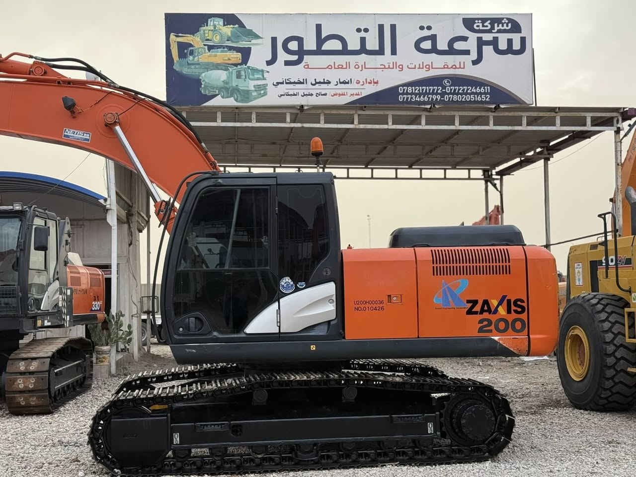 بســم الله الرحمن الرحيــــم 
متوفر لدى شركه سرعه التطور للتجاره الاليات لثقيله 
حفاره هيتاشي فايف اي ZAXIS-200-2014
 فقط لعشاق النظيف والمتميز 💎
كفاله عامه وارد اليابان 🇯🇵 ✅ دخول جديد منفيس
موديل 2014حاله الزيرو مشتغل 5600لاف 
محرك  ازوزه 
 العنوان محافظه  بابل -ناحيه الشوملي
وقت الاتصال  الساعه 8 صباحاً الى الساعه 6 عصرا 📵❌
#اللاستفسار*********** Whatsapp انمار جليل
رقم تسلسل الاليه5063
