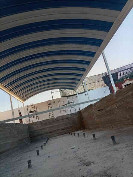 تم بعون الله عمل سقيفه في منطقة ابو غريب ونشكر كادر مكتب الصادق سعر المتر 23الف ***********
