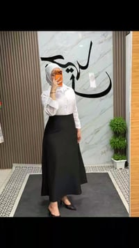 🩶✨ تنورة خامة دابل تركي أصلي قماش دابل ثقيل درجة أولى ثابت، ناعم، وانس...