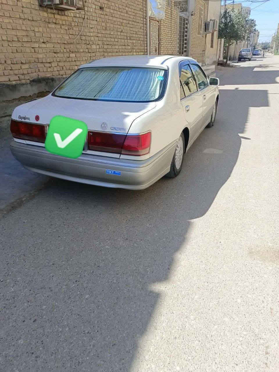 السلام عليكم ،،كراون (ملكه)
للبيع ملكه رقم كركوك ،فقط مفحوصه 
بس مفحوصه 
لاتخابرني وتكلي دافع كمرك فقط فحص 
موديل 2002 اصل 
تحوير نجف فوك وجوه 
مكينه ،ديفور الجبير جديده 
شاصي 75
كصه قماره ولباقي كفاله 
سياره نضيفه مال جناي 
(المواصفات)
✅اربع دكم 

✅جنجر+12قرص

✅كشنات كهربائي 

✅مري شفط بلاد 

✅تحكم خلفي كامل بلصوت 

✅ستيرن كهربائي 

✅برده خلفيه كهربائي 

السياره فول ماعده الفتحه 

السعر قفل منل اخير (85)+ترهم مراوس حسب القناعه 

العنوان ناصريه ،مركز

الهاتف (***********) وات ساب
