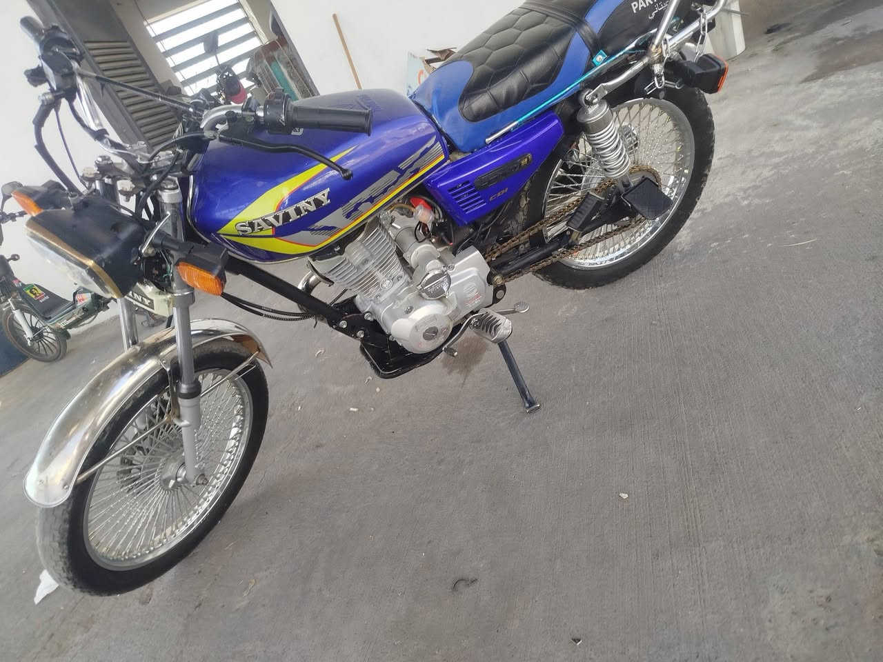 للبيع ماطور سافين 2021 محرك 150cc منفيس موجود ناقصه فقط كيج ويده بريك امامي باقي كهربائيات شغاله سلف لايت 400 وبي مجال مكاني اربيل ***********
