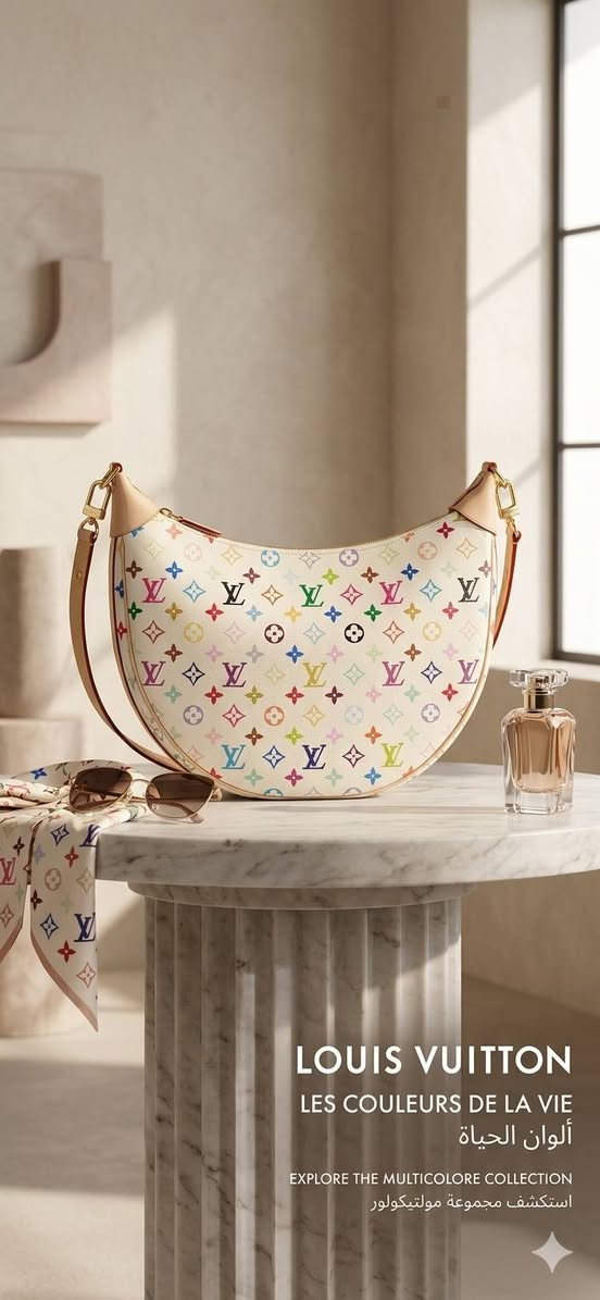 لأصحاب الذوق المتفرد 💯 حقيبة Louis Vuitton x Takashi Murakami Boulogne PM (أو الإصدار الجديد المحدث Boulogne). 

وتتميز بالتفاصيل التالية:
♦️المجموعة: جزء من مجموعة Monogram Multicolor الأيقونية بالتعاون مع الفنان الياباني تاكاشي موراكامي.
♦️التصميم: تأتي على شكل هلال (Crescent) مع زوايا جلدية سفلية معززة بمسامير معدنية ذهبية.
♦️الخامة: قماش مغطى بنقشة المونوغرام الملونة بـ 33 لوناً مختلفاً على خلفية بيضاء، مع حواف وحزام من جلد البقر الطبيعي
.
.
الاعتماد كارت اسيا او تحويل سوبر كي 
#تابع_منشورات_الصفحه


**إذا كنت صاحب هذا الإعلان وتريد حذفه لأي سبب، رجاءا أرسل رسالة إلى الدعم الفني**