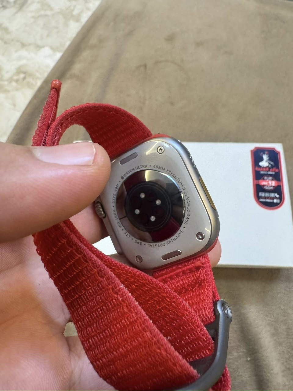 ساعة ابل الترا جيل اول
حجم 49 
بطارية 89 
نظافة 9‎5‎%‎ نظيفة
ممفتوحة ملحقات كاملة والاصيلة والباكيت
سعر 450 وبي مجال
مكاني بغداد 
هـ/***********
