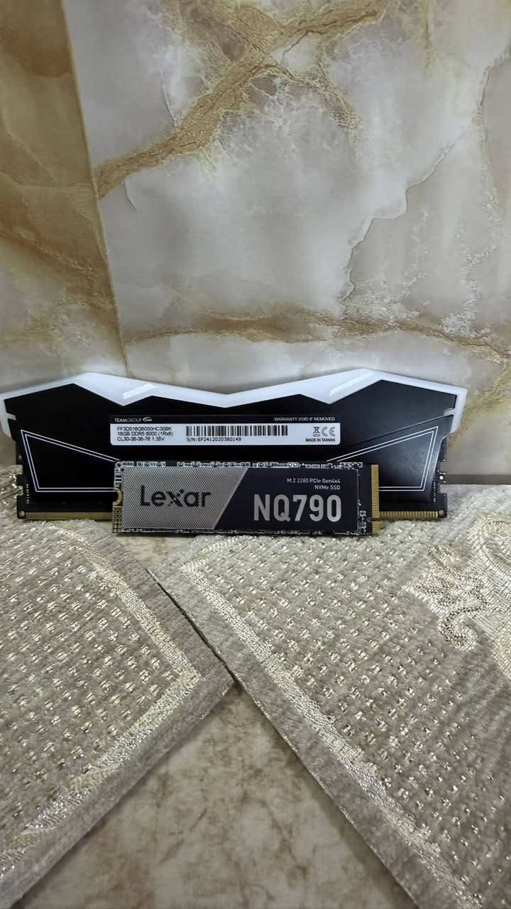 قطع للبيع توصيل لجميع المحافظات
Ram ddr5 16gb 6000 cl30

Lexar NQ790 2TB NVMe M.2


**إذا كنت صاحب هذا الإعلان وتريد حذفه لأي سبب، رجاءا أرسل رسالة إلى الدعم الفني**