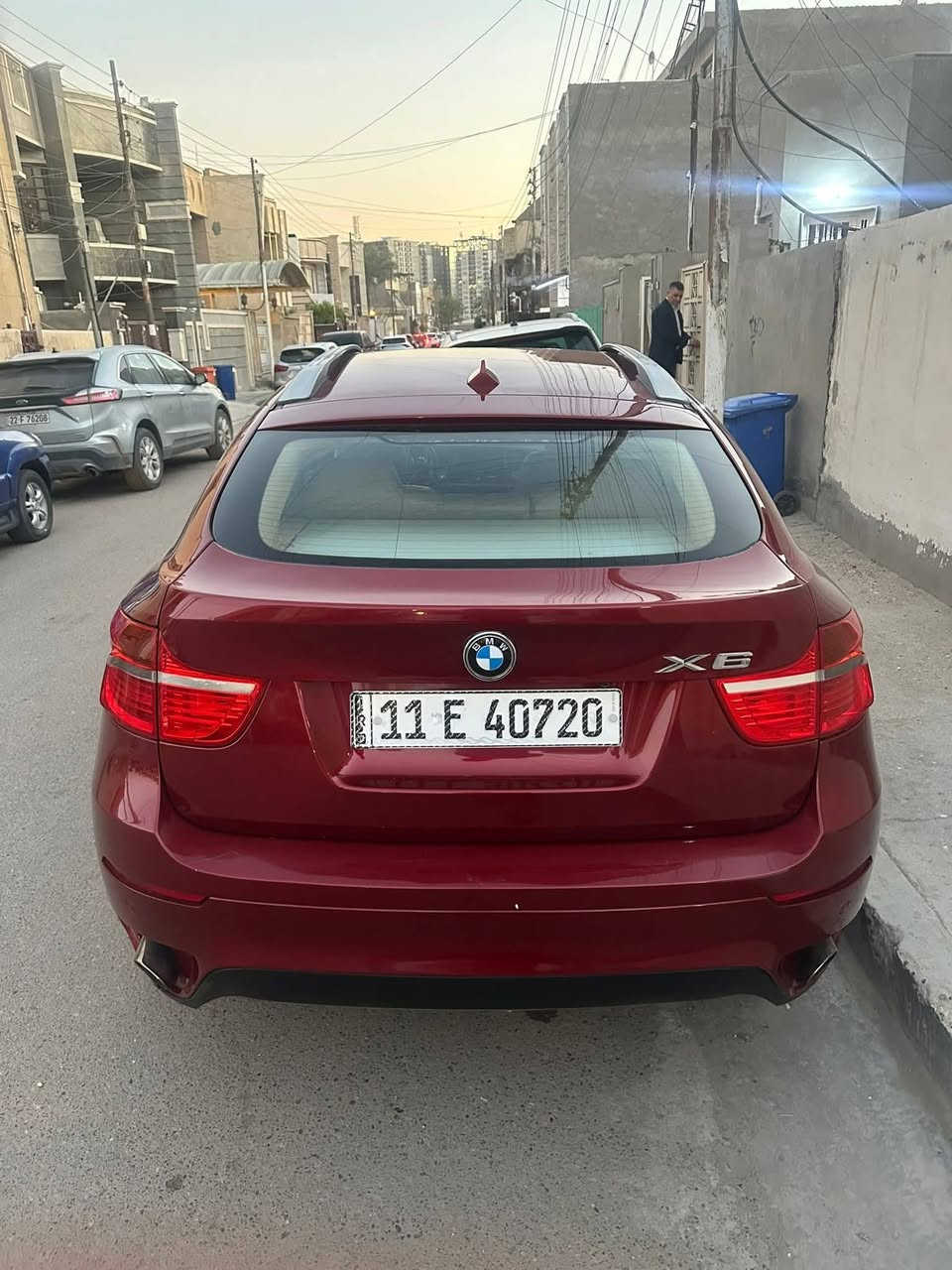 بي ام دبيلو اكس 6 موديل 2009 فول مواصفات مكينه 3600
تون تيربو بدون اعطال جاملغات إماميه رش فقط بدون ضربه
فقط صبغ
رقم بغداد دولي تحويل ثاني يوم سياره فول 1 1,
فتحه سقف

بصمه ابواب

بصمه تشغبل
شاشه جبيره
كامره 360 درجه
كشنات جلد
تدفئه كشنات

مساج كشنات
فول تحكمات
شفتات استيرن
سايد بريك بصمه

حساسات امامي
حساسات خلفي
غرفتها جديده
بردات خلفيه
مكان السياره بغداد  السعر 110 وبيها مجال بس بيع
بدون مراوس ماكو هيج سعر خواتها غاليات مستعجل على بيعتها
***********
