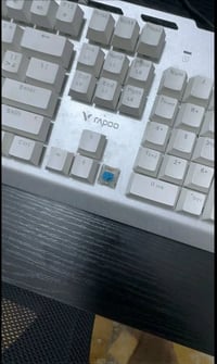 كيبورد ميكانيكي • Rapoo V500 Pro • سويج ازرق
