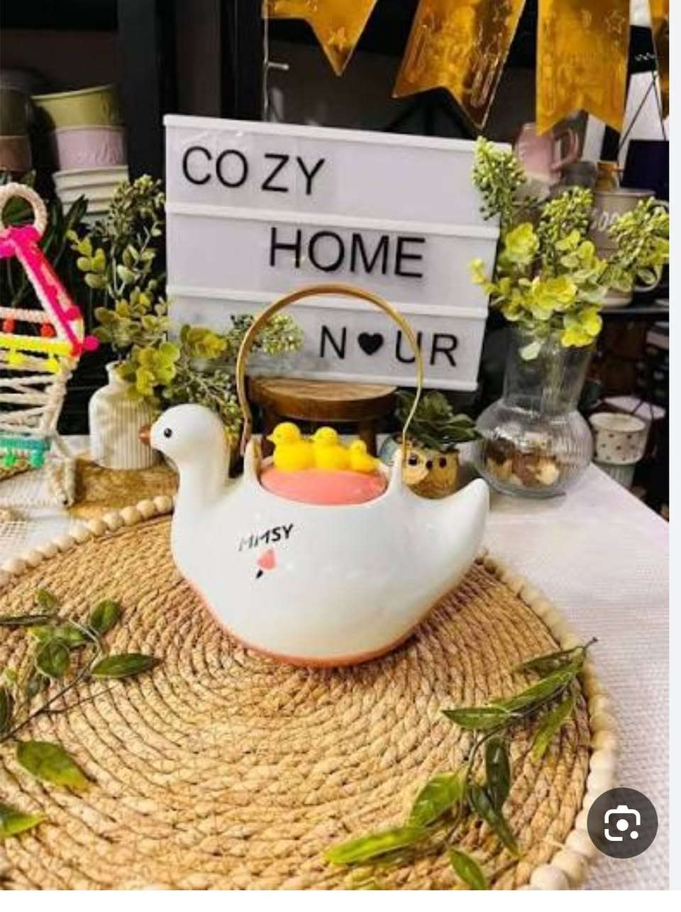 وصل الجديد ❤️❤️❤️
وصل الترند 🥰🥰🥰
قوري الحراري البطه فرفوري 
حجم لتر ونص 
بسعر ١٥ ألف فقط 🌹🌹 
للحجز والاستفسار يرجى مراسلتنا على بيج الصفحة الرئيسية ❤️


**إذا كنت صاحب هذا الإعلان وتريد حذفه لأي سبب، رجاءا أرسل رسالة إلى الدعم الفني**