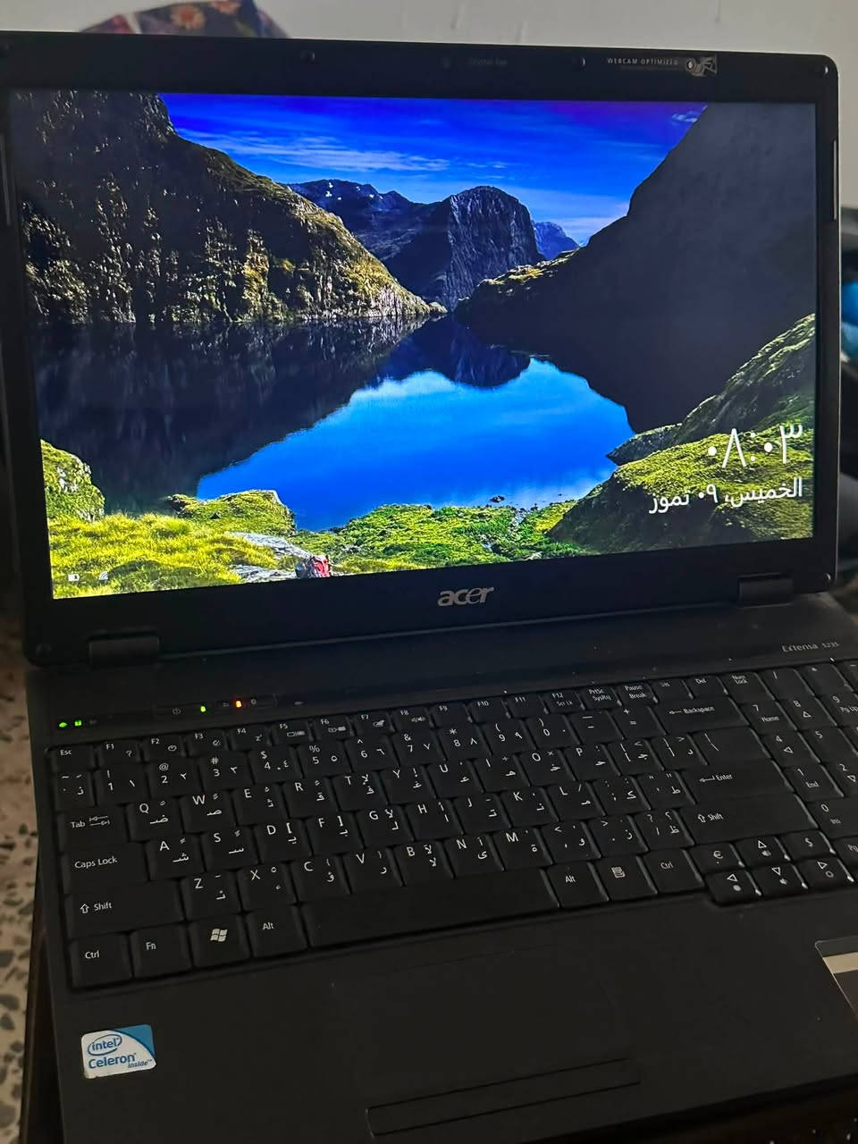 لابتوب acer للبيع
المعالج (Processor): Intel(R) Celeron(R) CPU 900 @ 2.20GHz
الذاكرة العشوائية (RAM): 1.00 جيجابايت
 نوع النظام: نظام تشغيل 32 بت، ومعالج يستند إلى x64
 اسم الجهاز: DESKTOP-K0DIK37

تصلح للتصفح وليس للألعاب ويمكنك تعديل عليها وتطوير الرام او الهارد

السعر 60 - بغداد - ***********
