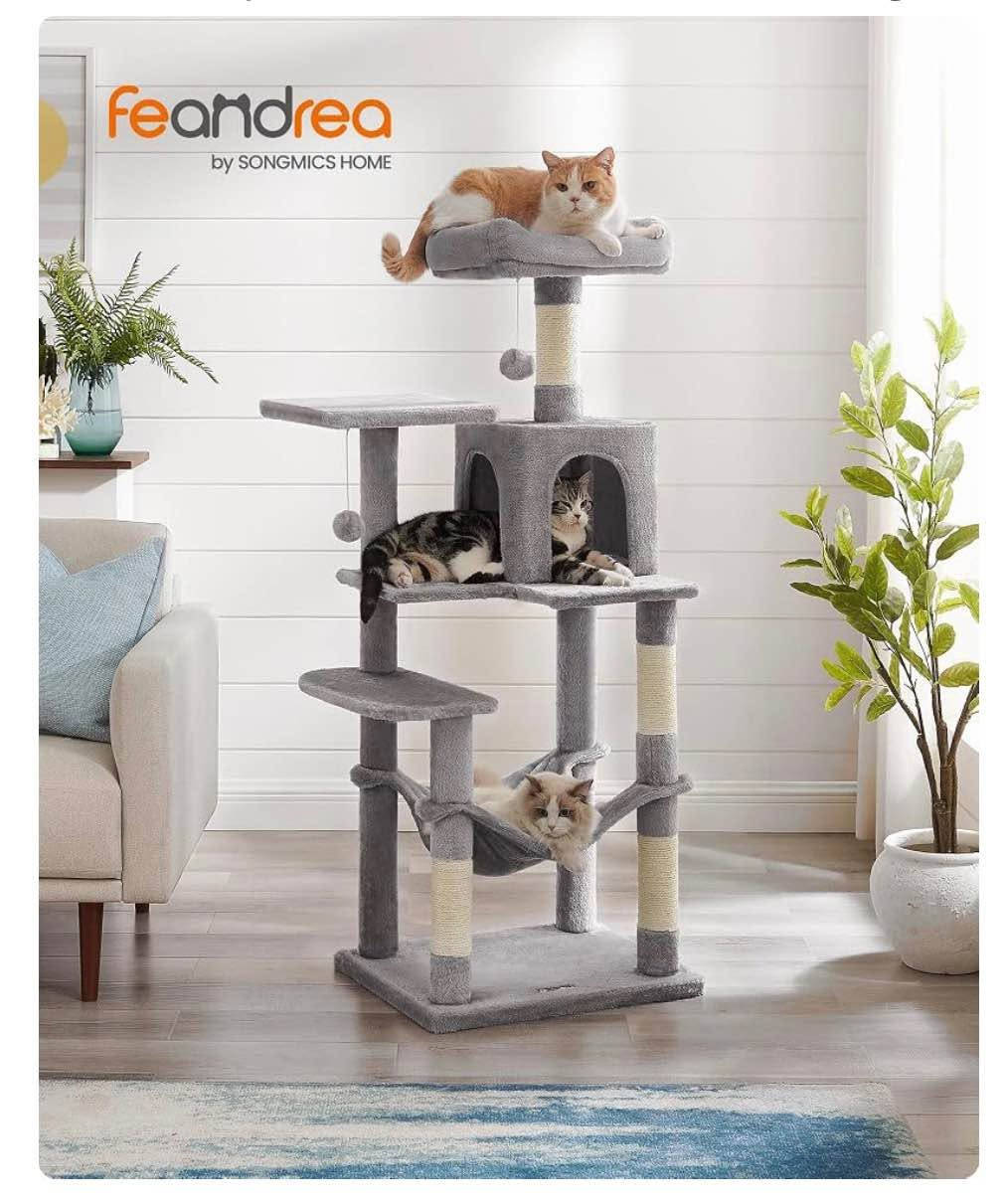 👑 ڤێلای لوکس بۆ پشیلەکەت! (VIP Cat Tree) 🐾✨
دەتەوێت کەیف و ئاسوودەیی بوبەخشیت بە پشیلەکەت؟ 🐱
ئەمە تەنها یاریگایەک نییە، بەڵکو کوخێکی شاهانەی مارکەی جیهانی Feandreaیە کە هەموو پێداویستییەکی پشیلەکەت لە یەک بەرهەمدا کۆدەکاتەوە!
🌟 بۆچی ئەم بژاردەیە باشترینە؟
 🏰 بەرزیی ۱۴۳ سم (فرە نهۆم): خەونێکی گەورەیە بۆ هەر پشیلەیەک بۆ سەرکەوتن و تەماشاکردنی دەوروبەر.
 ☁️ فەرووی زۆر نەرم و لوکس: جێگەیەکی گەرم و شاهانە بۆ خەوێکی ئارام.
 🎪 قەفەسی تایبەت + هەمبانەی خەوتن (Hammock): بەرزترین ئاستی ئاسوودەیی بۆ پشوودان.
 🧵 ستوونی دڕکەخۆری تایبەت: ڕزگارت دەکات لە تێکچوونی قەنەفە و پەردەی ناوماڵەکەت!
 🧸 تۆپی یاری هەڵواسراو: بۆ ئەوەی بەردەوام چالاک و دڵخۆش بێت.

🚚 گەیاندن: خێرا بۆ تەواوی شار و پارێزگاکانی عێراق 🇮🇶
📲 بۆ داواکردن و زانیاری زیاتر:
ڕاستەوخۆ نامە بۆ واتسئەپ (WhatsApp) بنێرە:
📞 ***********
⚡ ژمارەیەکی زۆر سنووردار بەردەستە، هەر ئێستا دیارییەکی ناوازە بۆ ئاژەڵە خۆشەویستەکەت بڕیار بدە! 🎁🐾 رانية, السليمانية
