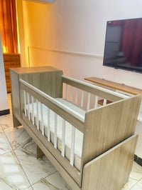 سرير طفل • خشب تركي • دوشك تركي