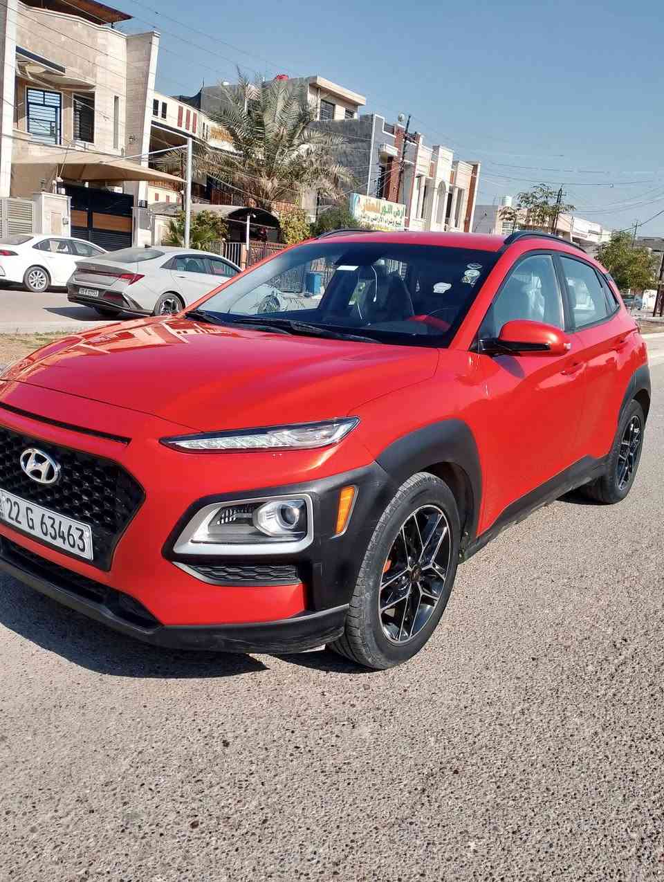 السلام عليكم 
هونداي كونا موديل 19 لون برتقالي رقم اربيل باسمي تحويل مباشر بيها فقط جاملغ الامامي بدون دواخل والسونار موجود عندي مكاني بالسيدية او حي الجهاد 
*********** بي واتساب
