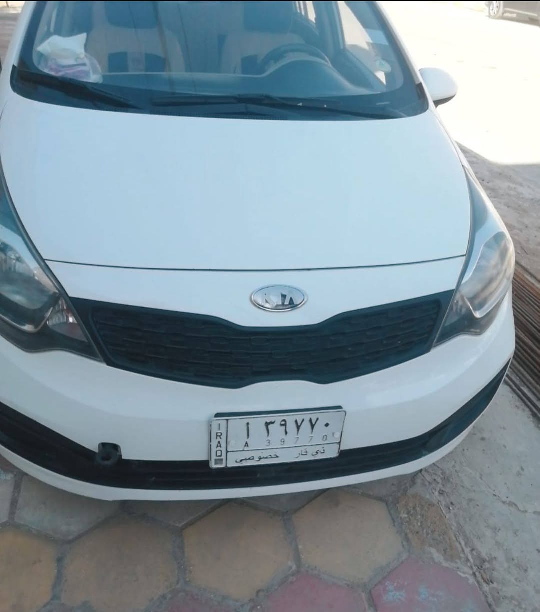 ( مكلف بنشر )
كيه ريو موديل ١٤ سياره جاهزه ونضيغه رقم ذي قار تحويل وارد خليجي كتاب الفحص موجود بصور السعر ٨٨ وبيه مجال مكان السياره ناصريه الموحيه للاستفسار ***********
